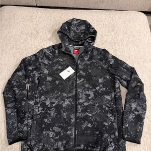 Brand New Nike Tech Black Grey Gray Camo Hoodie Hoody Men’s Large